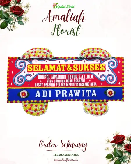 Papan Bunga Ucapan Selamat Danakerta